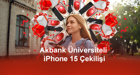 Akbank Üniversiteli iPhone 15 Çekilişi 