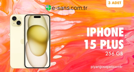 iPhone 15 Plus 256 GB Sarı