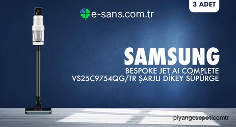 Samsung Şarjlı Dikey Süpürge