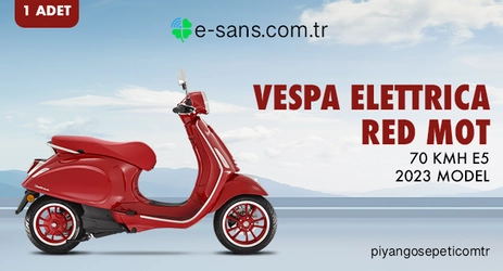 Vespa Elettrica Red Mot 70 Kmh