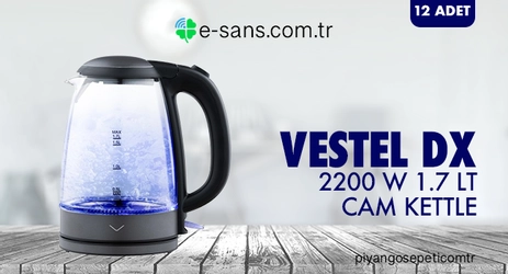 Vestel 1.7 lt Cam Kettle